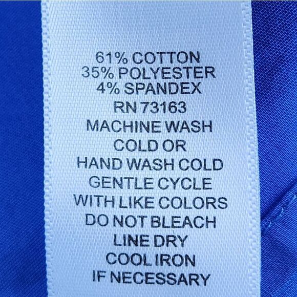 🔹️Cupio Blue Buttoned Bishop Long Sleeve Top Large - Picture 11 of 11